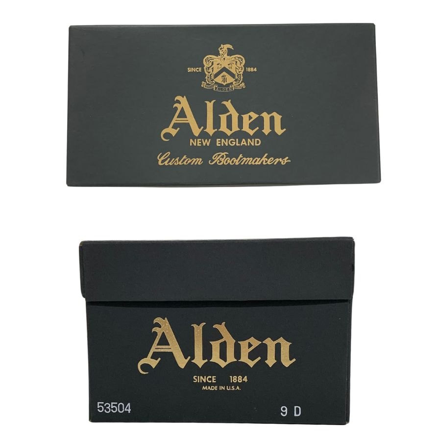 オールデン 53504 スウェード プレーン ブラウン サイズ9D ALDEN ビジネスシューズ 約27.0cm【LA】【中古】