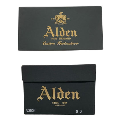オールデン 53504 スウェード プレーン ブラウン サイズ9D ALDEN ビジネスシューズ 約27.0cm【LA】【中古】