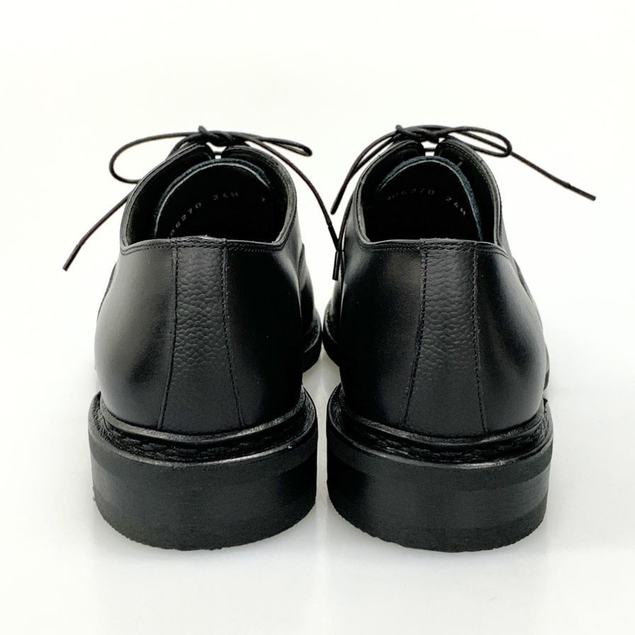 パラブーツ ジョセフ別注 ストレートチップ グレインレザーリスレザーコンビ ブラック サイズUK7 PARABOOT JOSEPH ビジネスシューズ 約25.5cm【LA】【中古】
