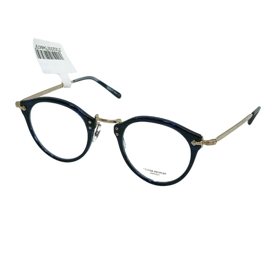 オリバーピープルズ メガネ サングラス 505 リミテッドエディション 47□24-142 ブルー系×ゴールド OLIVER PEOPLES【AFI7】