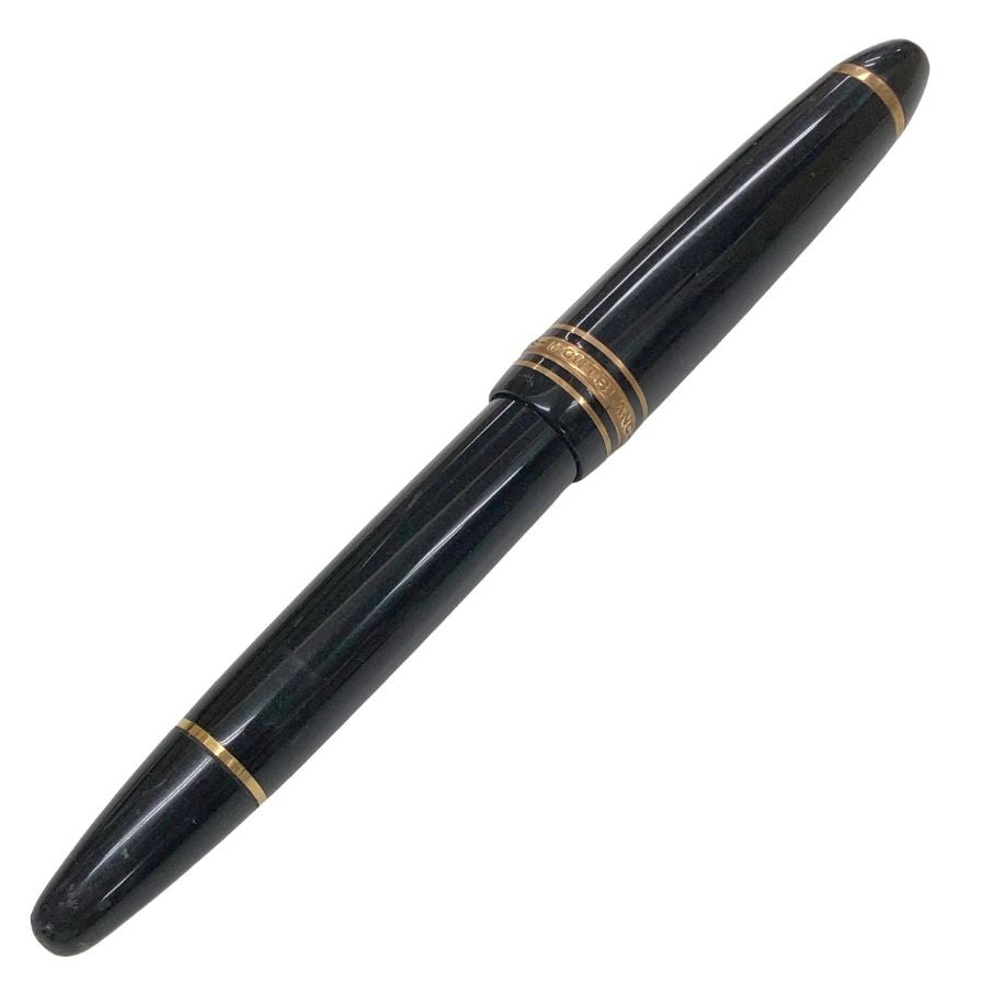 モンブラン 万年筆 マイスターシュテュック 4810 No.146 ペン先14C 585 ブラック×ゴールド MONTBLANC【AFI8】