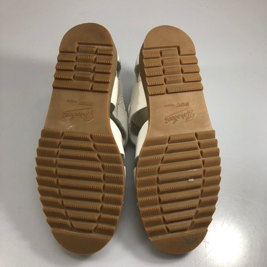 パラブーツ パシフィック スポーツ グルカサンダル ホワイト レザー サイズ39 Paraboot PACIFIC SPORT 約24.0cm【AFC32】