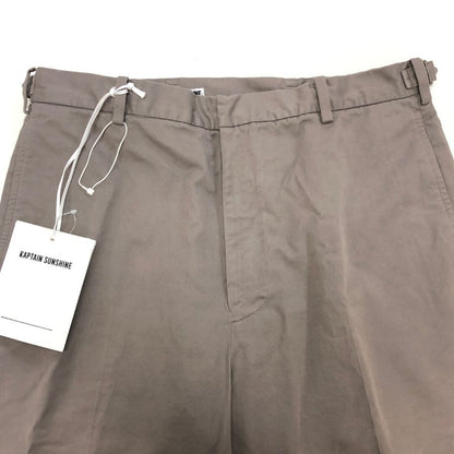 キャプテンサンシャイン ストレートパンツ Garment Dyed Scottish Sideseemless Trousers ベージュ メンズ サイズ34 KAPTAIN SUNSHINE 【AFB28】