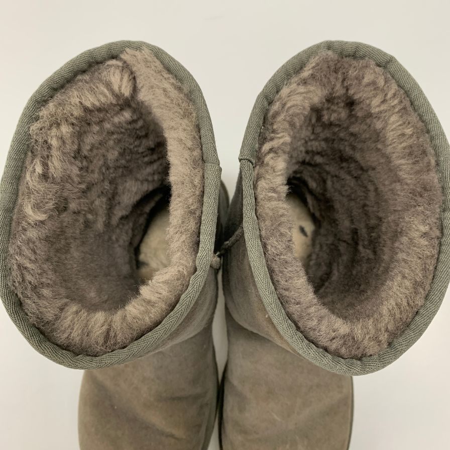 アグ クラシック ショート シープスキン ムートンブーツ SN 5800 メンズ US10 グレー UGG 約28.0cm【AFC35】