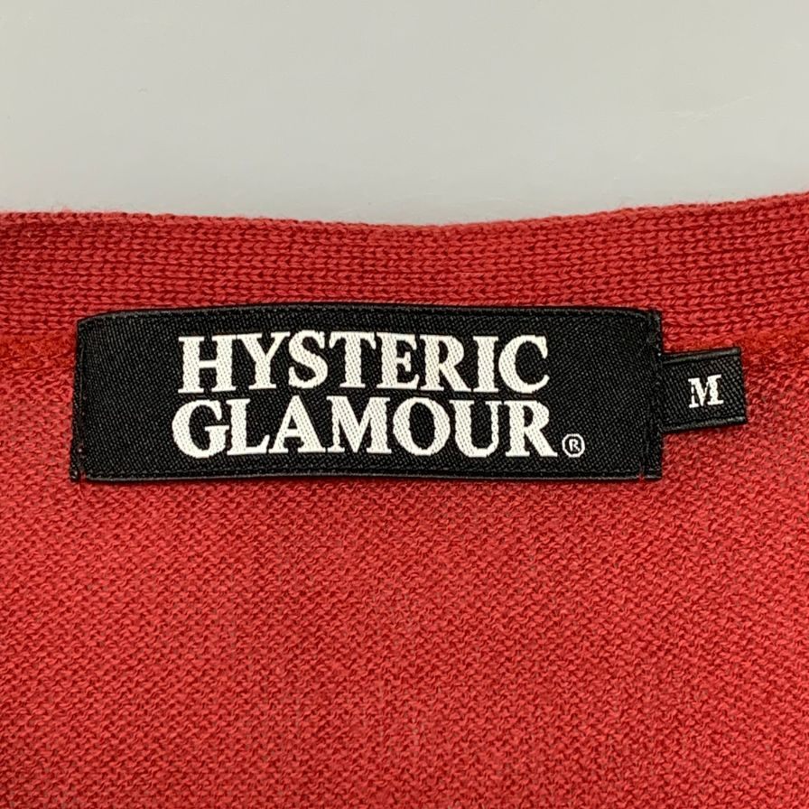 美品◆ヒステリック グラマー ニットカーディガン メンズ サイズ M 0222ND01 HYSTERIC GLAMOUR 【AFB35】