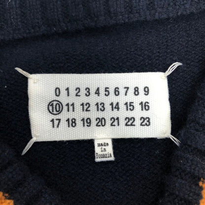 美品◆メゾン マルジェラ チルデンニット 21AW ネイビー メンズ サイズS Maison Margiela 【AFB3】