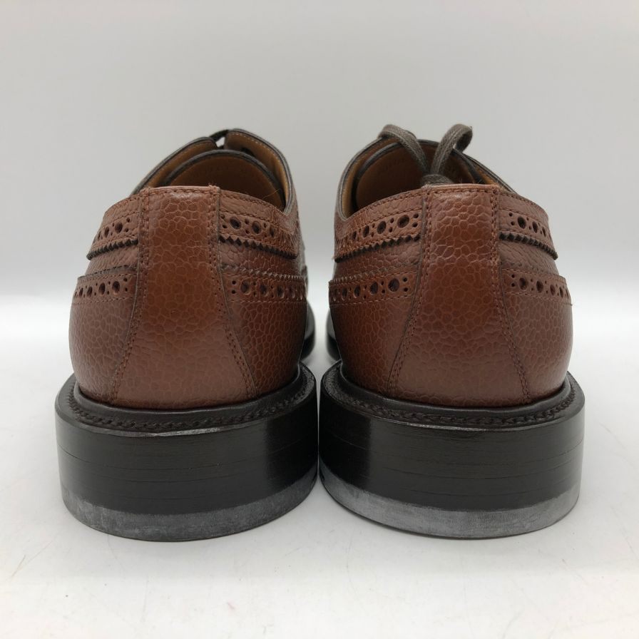 オキーフ レザーシューズ フルブローグ グレインレザー ブラウン メンズ サイズ6 O'KEEFFE 約25.0cm【AFD13】