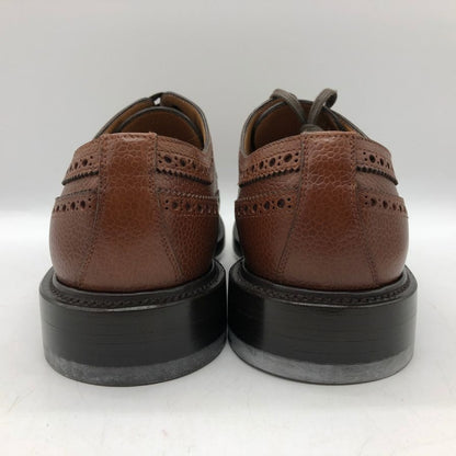 オキーフ レザーシューズ フルブローグ グレインレザー ブラウン メンズ サイズ6 O'KEEFFE 約25.0cm【AFD13】