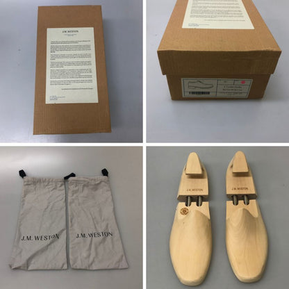 ジェイエムウェストン スエード Uチップ チロリアン ダービーシューズ 320 メンズ サイズ6 ブラック J.M.WESTON 約25.5cm【AFD15】