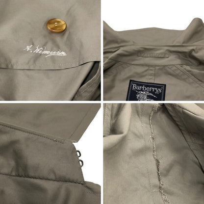 中古◆バーバリー トレンチコート 旧タグ グレージュ メンズ サイズ 175 Burberry 【AFA10】