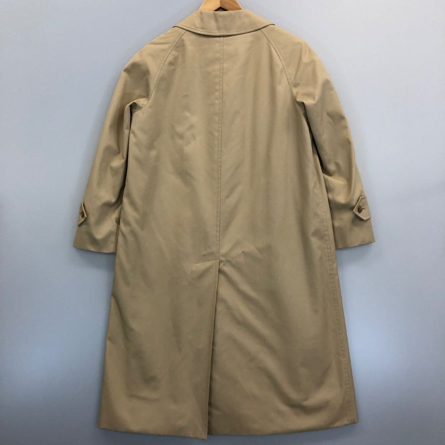 美品◆バーバリーズ ステンカラー コート ライナー付 コットン ベージュ サイズS   BURBERRYS 【AFA7】