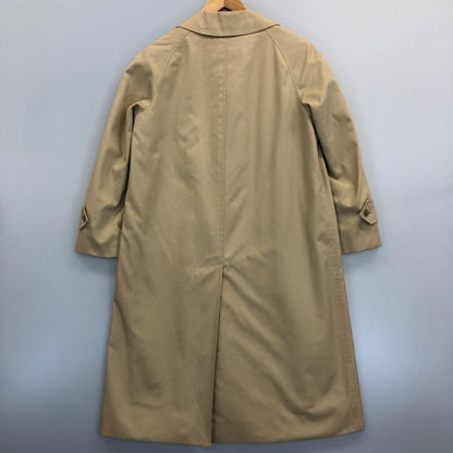 美品◆バーバリーズ ステンカラー コート ライナー付 コットン ベージュ サイズS   BURBERRYS 【AFA7】