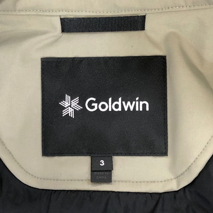 中古◆ゴールドウィン モッズコート ロングコート 中綿 サイズ GL24701Z メンズ サイズ3 べージュ GOLDWIN 【AFA8】