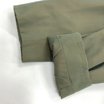 美品◆アクアスキュータム ステンカラー コート コットン 玉虫 サイズM相当 メンズ  Aquascutum 【AFA7】