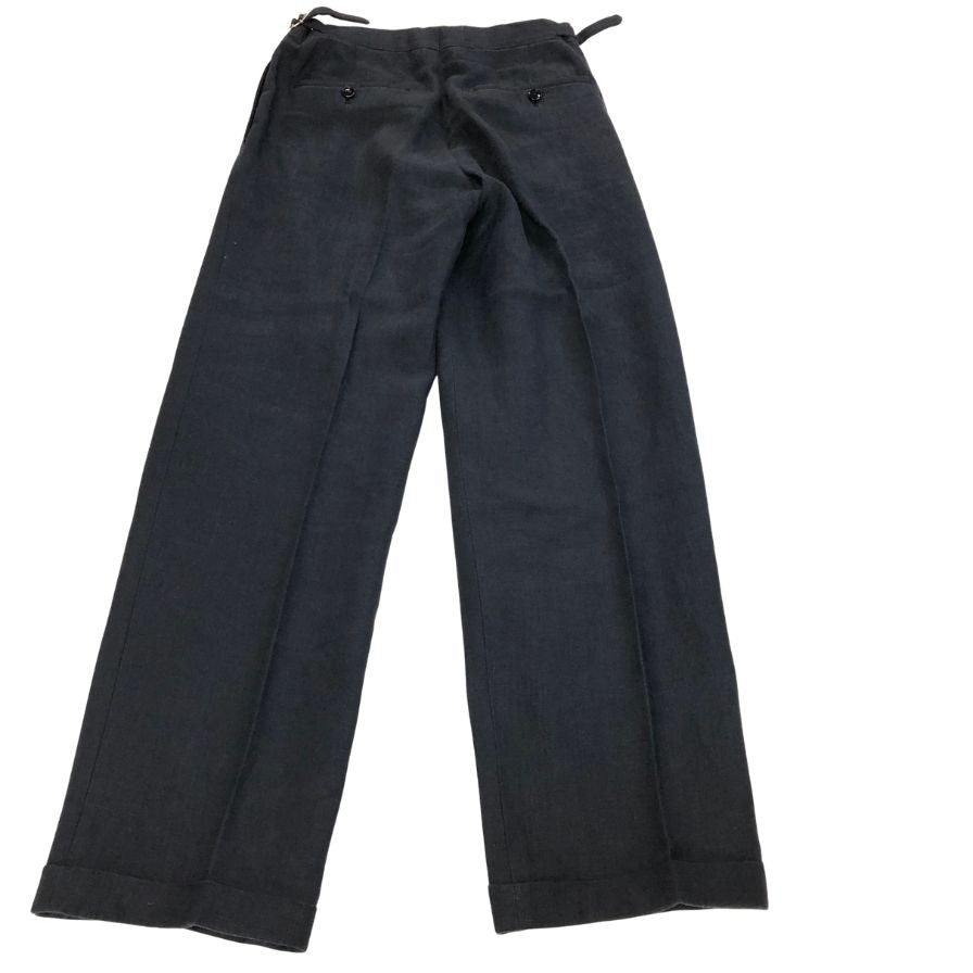 ベルナールザンス ×ビームス リネンスラックス パンツ メンズサイズ US 26ブルー系 BERNARD ZINS × BEAMS 【AFB11】