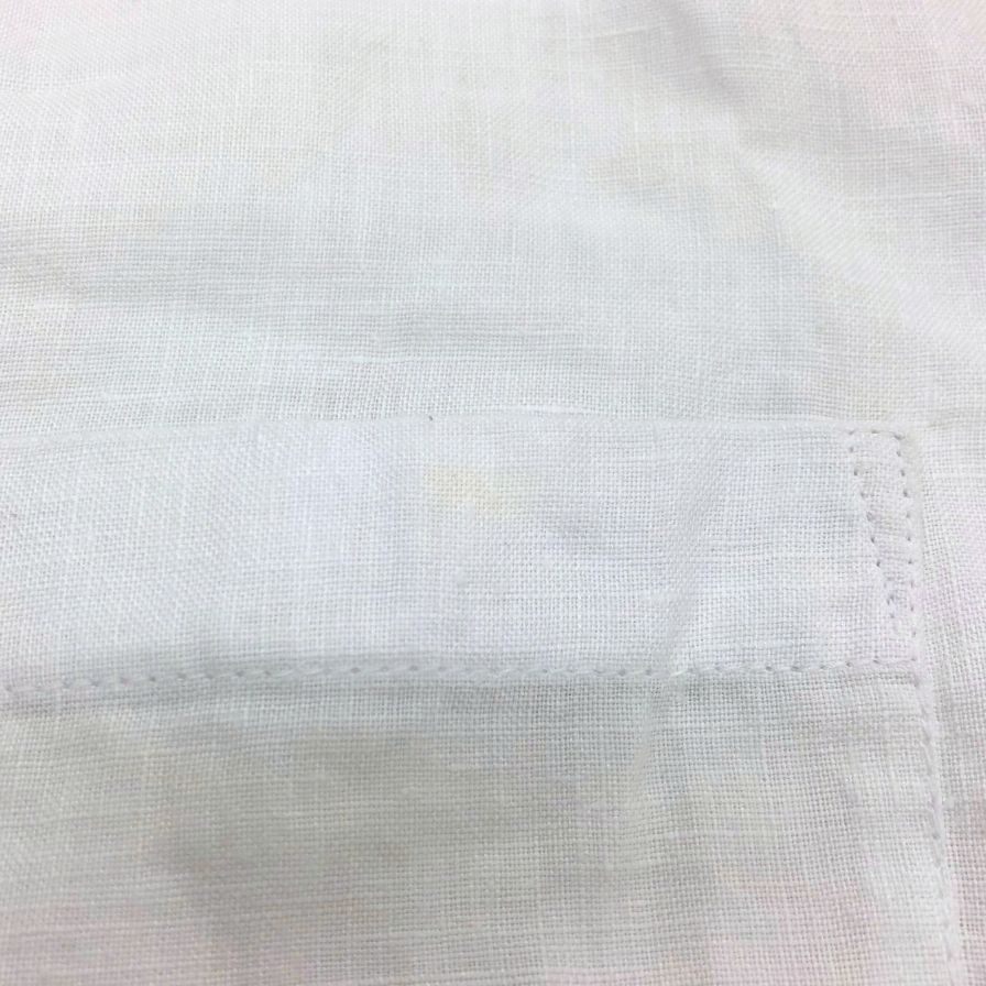 中古◆エディーバウアー リネンシャツ ホワイト サイズPM レディース 麻 長袖シャツ Eddie Bauer 【AFB15】