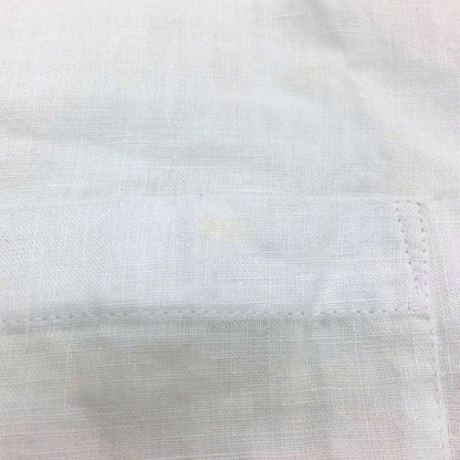中古◆エディーバウアー リネンシャツ ホワイト サイズPM レディース 麻 長袖シャツ Eddie Bauer 【AFB15】