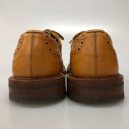 トリッカーズ レザーシューズ ウイングチップ M5633 ライトブラウン メンズ サイズ8 Trickers 約26.5cm【AFD6】
