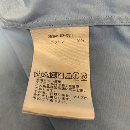 中古◆アプレッセ 長袖シャツ 25SA-02-08H メンズ サイズ3 ブルー A.PRESSE 【AFB3】