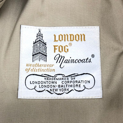 中古◆ロンドンフォグ バルカラーコート 70年代 ベージュ メンズ サイズ 38 LONDON FOG 【AFA10】