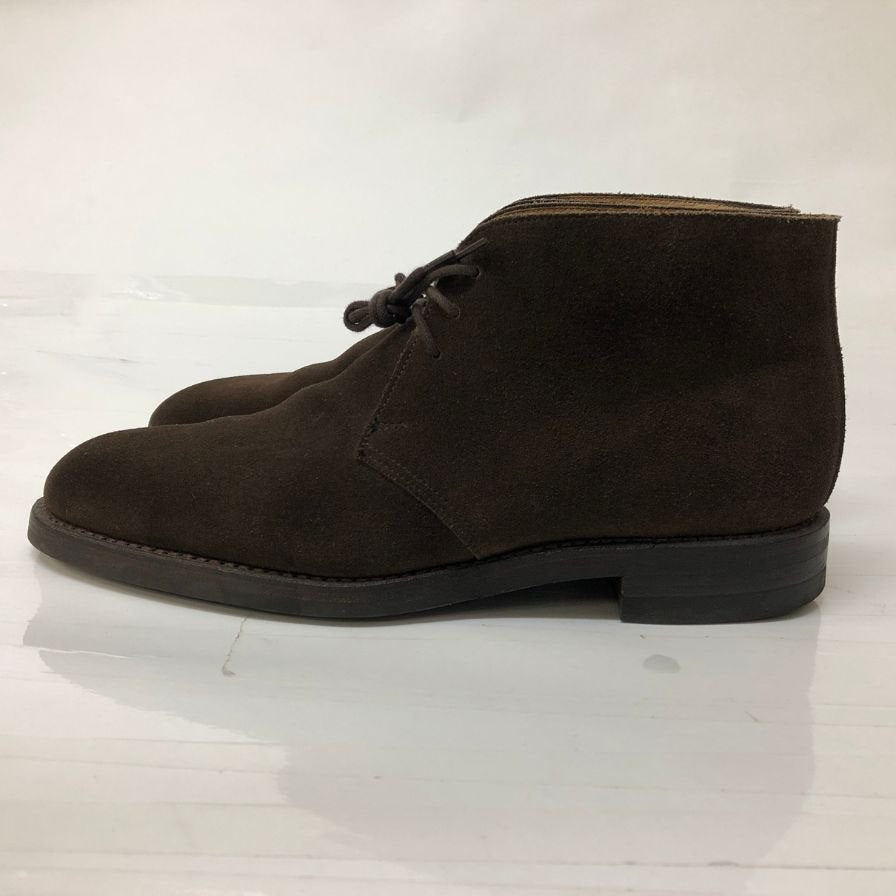 クロケット＆ジョーンズ チャッカブーツ スエード チルターン ダークブラウン サイズUK7.5E メンズ Crockett&Jones 約26.0cm【AFD4】