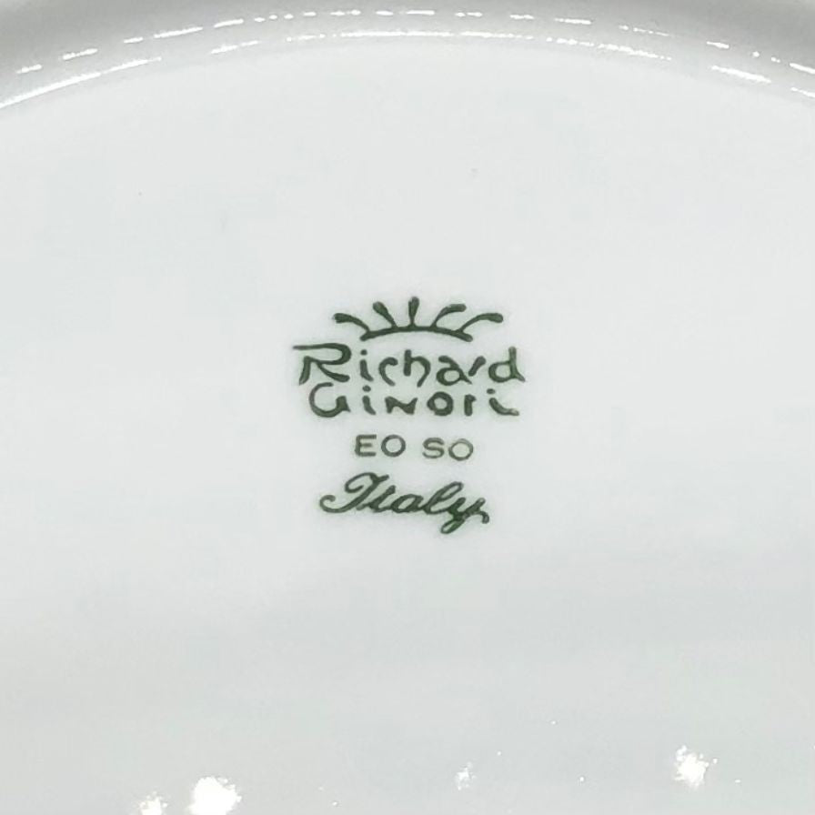 リチャードジノリ ベッキオホワイト 1735 クレセント ホワイト 24cm Richard Ginori【AFI23】【中古】