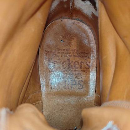 トリッカーズ カントリーブーツ SHIPS別注 2508 ウィングチップ カーフ レザー メンズ サイズ UK8 ブラウン Tricker’ｓ ブーツ 約26.5cm【LA】【中古】