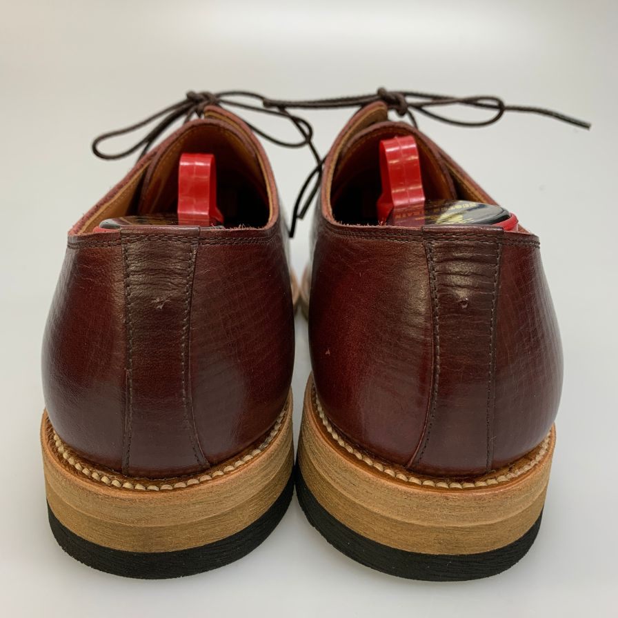 スコッチグレイン ST6352 レースアップシューズ カーフ ボルドー サイズ25.5EE 革靴 SCOTCH GRAIN ビジネスシューズ 約25.5cm【LA】【中古】