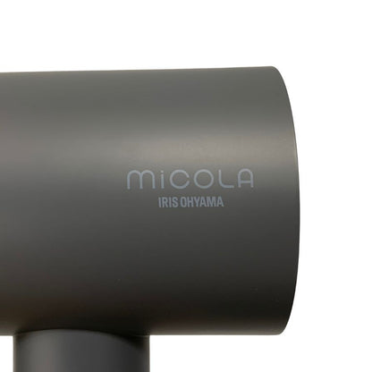 ミコラ アイリスオーヤマ イオンドライヤー ダークグレー HDR-M101-H MICOLA【AFI21】【中古】