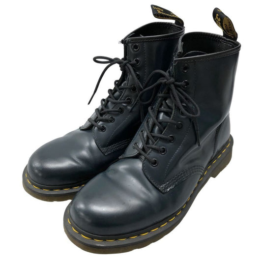 ドクターマーチン レースアップブーツ 8ホール ジェイドン レザー サイズUK9  GV01V メンズ ブラックネイビー Dr.Martens JADON 約28.0cm【AFC31】