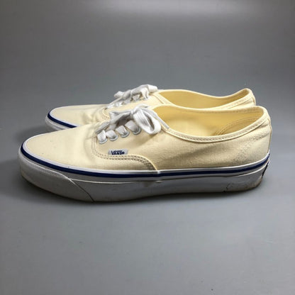 バンズ スニーカー エラ キャンバス メンズ ホワイト サイズ27.0cm VANS 約27.0cm【AFC32】