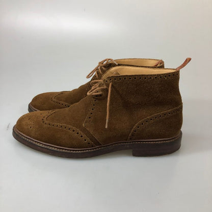 ブラック フリース ブルックス ブラザーズ スエード チャッカブーツ クロケット＆ジョーンズ メンズ サイズUK7.5D BLACK FLEECE 約26.0cm【AFC48】