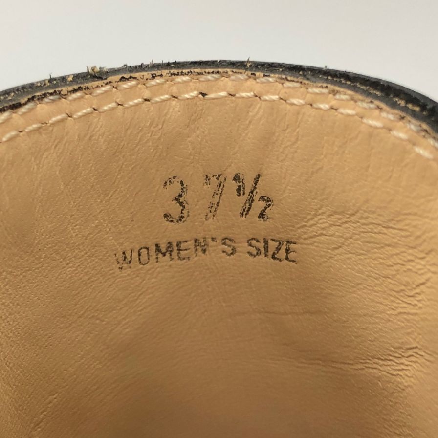 トッズ サイドゴアブーツ メダリオン ガラスレザー レディース ブラック サイズ37.5 TOD'S 約24.0cm【AFD14】