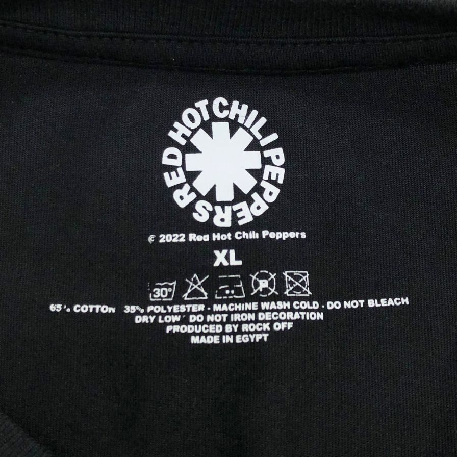 美品◆レッド ホット チリ ペッパーズ Tシャツ 2022 ブラック サイズXL メンズ RED HOT CHILI PEPPERS 【AFB11】