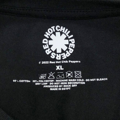 美品◆レッド ホット チリ ペッパーズ Tシャツ 2022 ブラック サイズXL メンズ RED HOT CHILI PEPPERS 【AFB11】