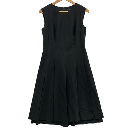 美品◆フォクシー ワンピース ロング ノースリーブ ポリエステル 27907 ブラック レディース サイズ40 FOXEY 【AFB8】
