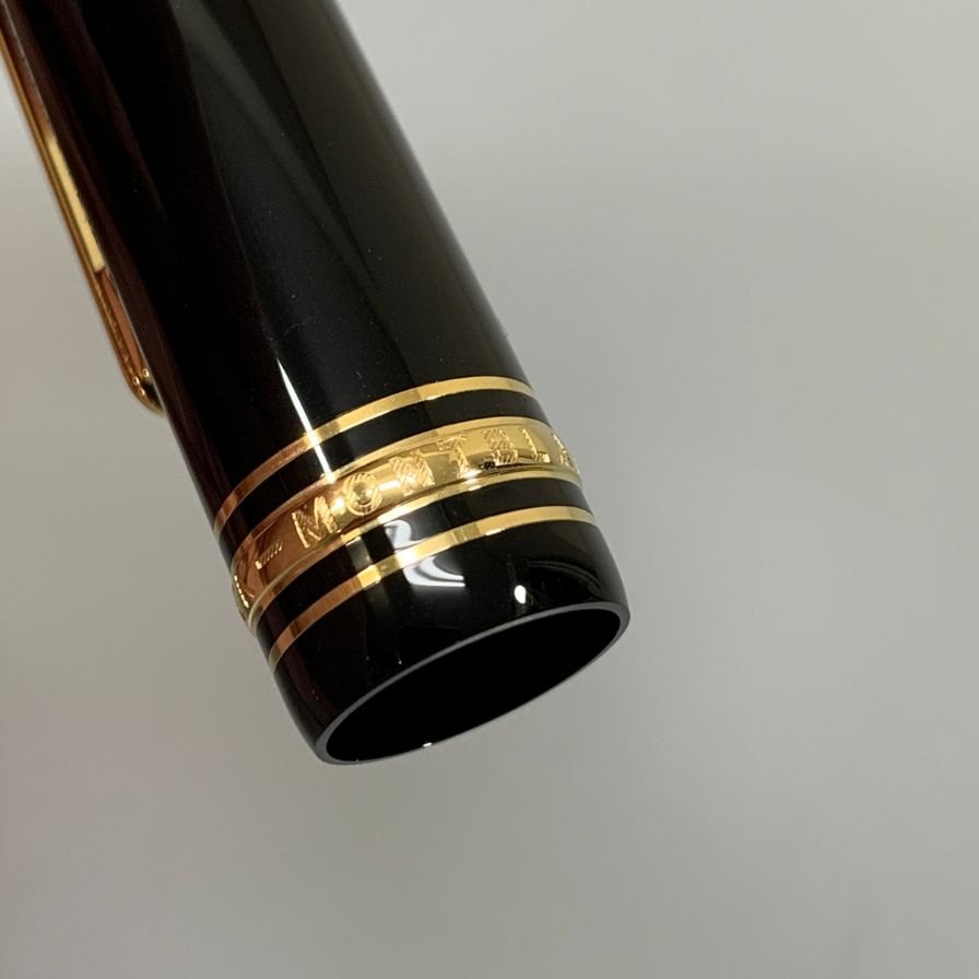 モンブラン マイスターシュテュック 4810 ペン先Au585 ブラック ゴールド MONTBLANC MEISTERSTUCK【AFI4】