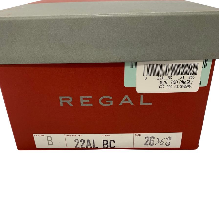 美品◆リーガル レザーシューズ 11BL ストレートチップ サイズ26.5 ブラック メンズ REGAL【AFD5】