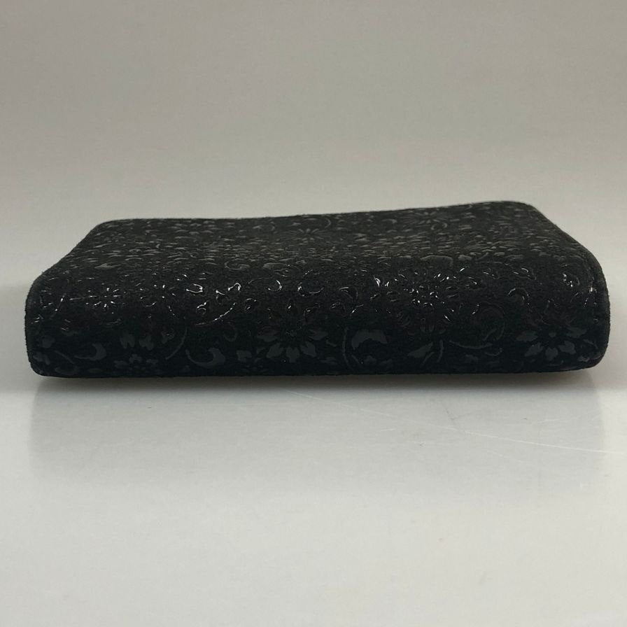 印傳屋 財布 財布 二つ折り コンパクト ミニウォレット ブラック系【AFI16】