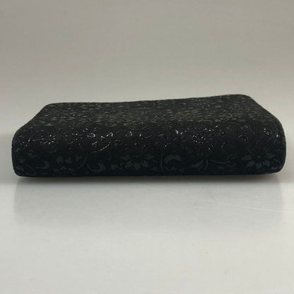 印傳屋 財布 財布 二つ折り コンパクト ミニウォレット ブラック系【AFI16】