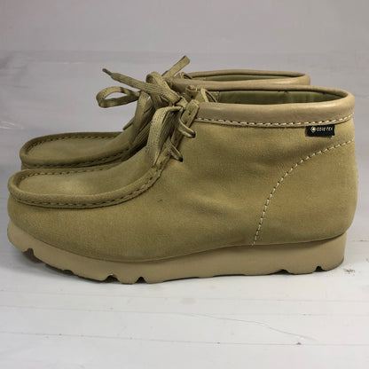 クラークス ワラビーブーツ スエード ゴアテックス メンズ メープル UK6.5G CLARKS 約24.5cm【AFD2】