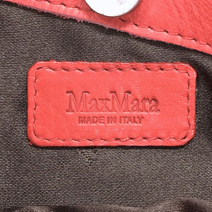 マックスマーラ ショルダーバッグ 本革 レザー ポーチ 鞄 ピンク レディース Max Mara【AFE6】