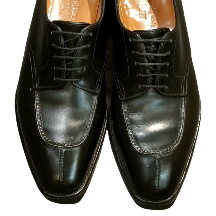 ジョンロブ レザーシューズ ボーダー Uチップ ブラック メンズ サイズUK6E 8896 JOHN LOBB BORDER ビジネスシューズ 約25.0cm【LA】【中古】