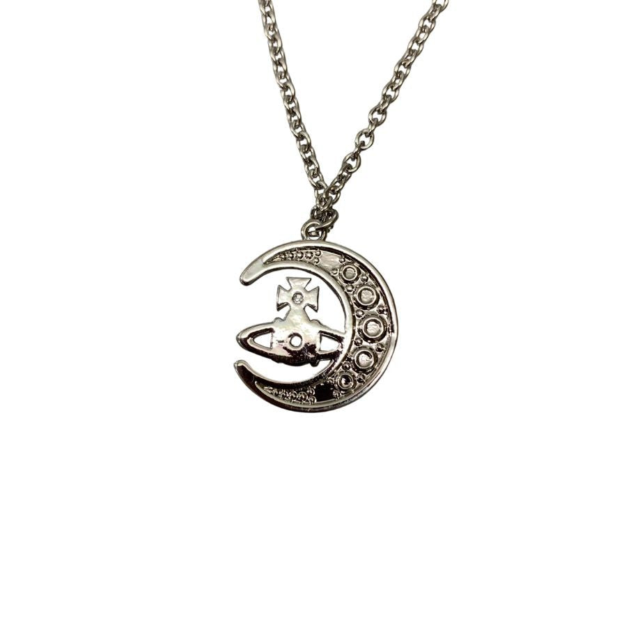 ヴィヴィアン　DORINA MOONネックレス　シルバー Vivienne Westwood Necklace DORINA MOON Silver in BOX | eBay