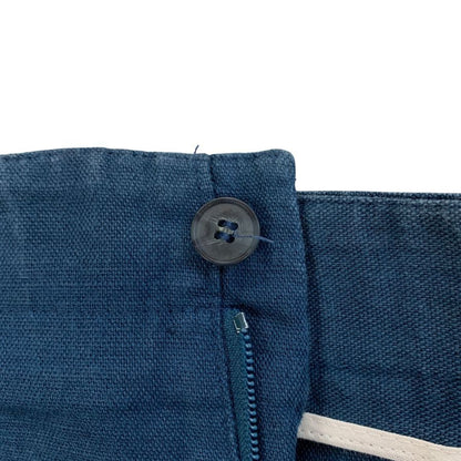 エルエルビーン パンツ ツータック コットン メンズ ネイビー サイズM相当  L.L.Bean 【AFB43】