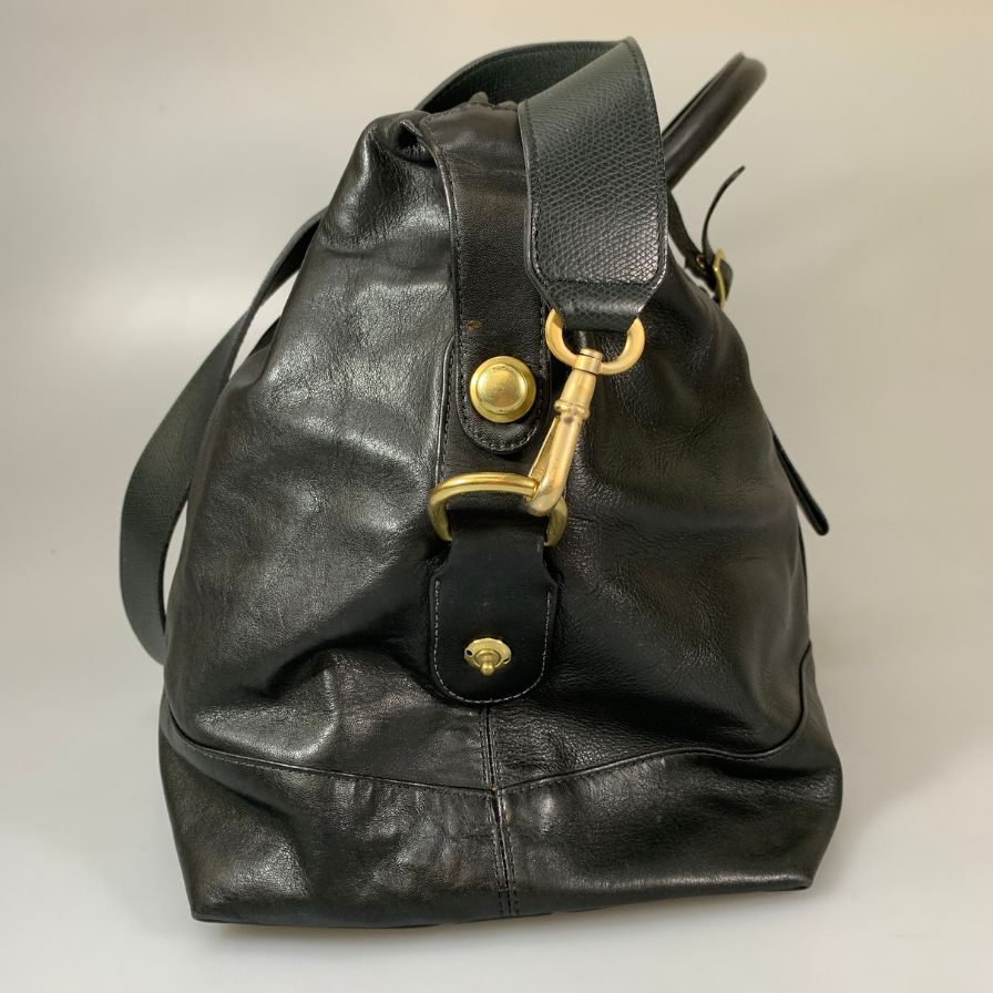 コーチ ボストンバッグ レザー ブラック メンズ COACH【AFE3】