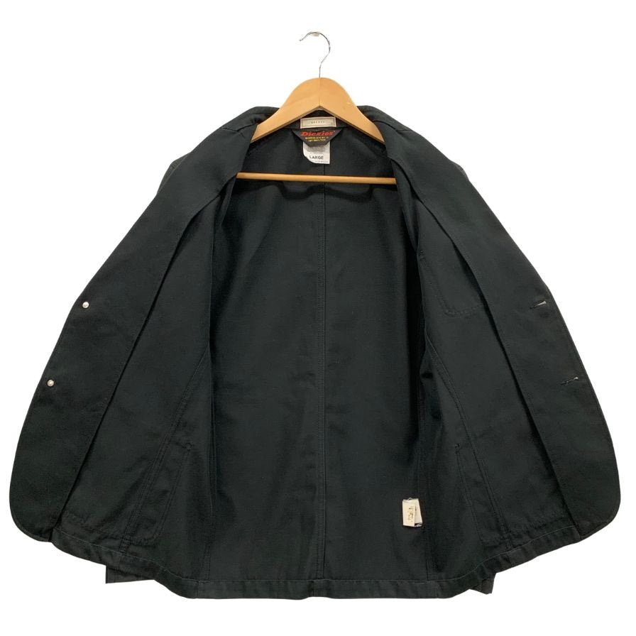 中古◆ブラウニー×ディッキーズ 2Bテーラードジャケット ブラック メンズ Lサイズ BROWNY × Dickies 【AFB32】