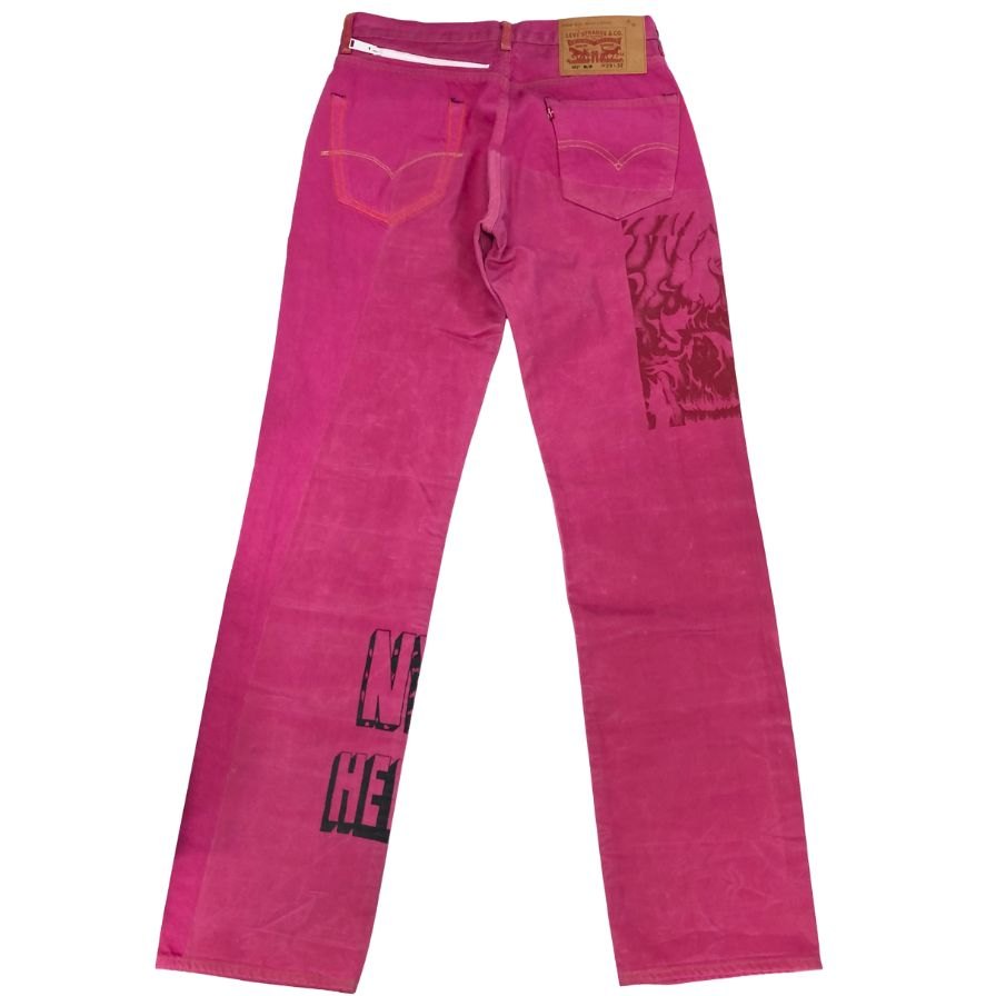 リーバイス ヘロンプレストン デニムパンツ 501 メンズ ピンク サイズW29L32  LEVI'S 【AFB11】