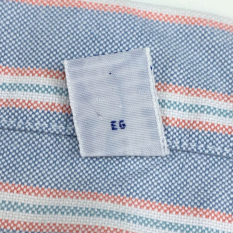 ラルフローレン 長袖シャツ ボタンダウン ストライプ ブルー系 メンズ サイズ15.5 Ralph Lauren【LA】