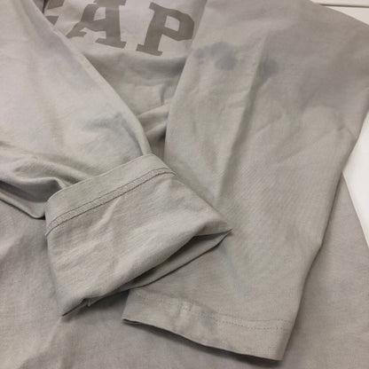 中古◆イージー ギャップ ロンT 長袖 プリント デザイン ロングスリーブ ビッグシルエット ベージュ メンズ LサイズYEEZY GAP DOVE 【AFB36】